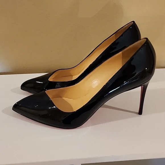 Christian Louboutin Shoes Christian Louboutin Corneille 85 Black Patent Size 42 Poshmark